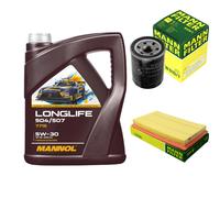 MANN Controllo Set 5L MANNOL LONGLIFE 504/507 5W-30 Per Suzuki SX4 GY 1.6