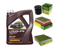 Mann Controllo Set 5L mannol Longlife 504/507 5W-30 per Toyota Yaris NHP13_