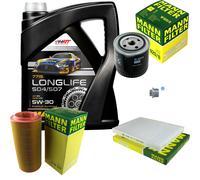MANN Controllo Set 5L MANNOL LONGLIFE 504/507 5W-30 Per VW Lupo 1.7 SDI