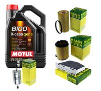 Mann Controllo Set 5L Motul 8100 x-Cess 5W-40 per . Audi A3 Sportback