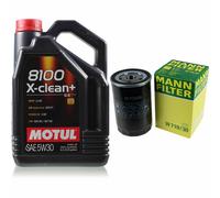 MANN Controllo Set 5L Motul 8100 X-CLEAN+ 5W-30 Per VW Golf V 1.6 Audi A3