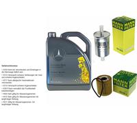 Mann - Controllo Set 5L olio motore 5W-40 MB 229.5 per Intelligente Fortwo