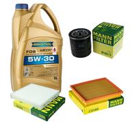 MANN Controllo Set 5L RAVENOL FDS 5W-30 per Lexus CT 200h