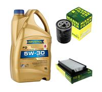 MANN Controllo Set 5L RAVENOL FO 5W-30 per Suzuki SX4 1.6 VVT 1.5