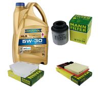 Mann Controllo Set 5L Ravenol Hls 5W-30 per Di VW Jetta IV