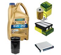 MANN Controllo Set 5L RAVENOL HLS 5W-30 Per KIA Sportage 1.7 CRDi
