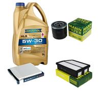 MANN Controllo Set 5L RAVENOL HLS 5W-30 Per KIA Sportage 2.0 GDi