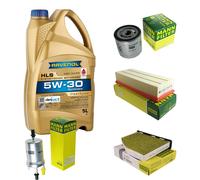 MANN Controllo Set 5L RAVENOL HLS 5W-30 per VW Jetta IV 1.4 TSI