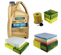 MANN Controllo Set 5L RAVENOL SMP 5W-30 per BMW 2 Cabriolet F23 228i F22