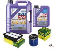 MANN Controllo Set 6 L LIQUI MOLY Leichtlauf High Tech 5W-40 Per KIA Soul II
