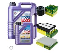 MANN Controllo Set 6 L LIQUI MOLY Leichtlauf High Tech 5W-40 Per KIA Soul II