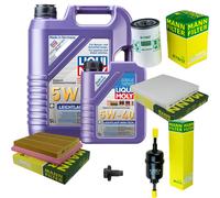 Mann Controllo Set 6 L LIQUI MOLY Leichtlauf High Tech 5W-40 Per Mazda 2 DY