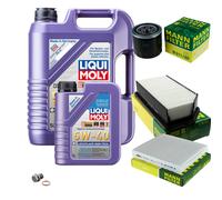 Mann Controllo Set 6 L Liqui Moly Scorrevolezza High-Tech 5W-40 per Kia Soul Am