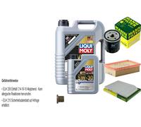 Mann Controllo Set 6 L Liqui Moly Special Tec F 5W-30 per Renault Laguna Mi