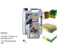 MANN Controllo set 6 L LIQUI MOLY Tec Speciale F 5W-30 per Ford Focus II