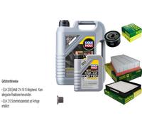 Mann Controllo Set 6 L Liqui Moly Top Tec 4100 5W-40 per Renault Scénic II (