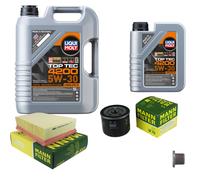 Mann Controllo Set 6 L Liqui Moly Top Tec 4200 5W-30 per Renault Scénic, II