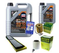 Mann Controllo Set 6 L Liqui Moly Top Tec 4210 0W-30 per BMW 1er 116i