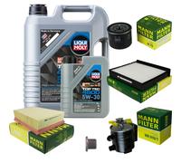 Mann Controllo Set 6 L Liqui Moly Top Tec 4600 5W-30 per Renault Scénic II