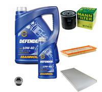 Mann Controllo Set 6 L Mannol Defender 10W-40 Per Fiat Punto Cabriolet 90