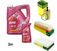 Mann Controllo Set 6 L mannol Elite 5W-40 per Citroën C3 Io FC FN 1.6