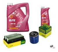 MANN Controllo Set 6 L MANNOL Elite 5W-40 Per KIA Hyundai Rio III UB 1.4
