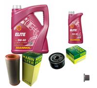 MANN Controllo Set 6 L MANNOL Elite 5W-40 Per Opel Renault Arena Kasten TB