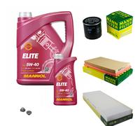 MANN Controllo Set 6 L MANNOL Elite 5W-40 Per Opel Vectra B J96 1.6I 16V