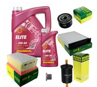 Mann Controllo Set 6 L mannol Elite 5W-40 per Renault Megane II BM0/1