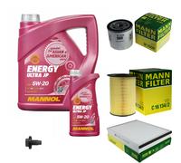 Mann Controllo Set 6 L mannol Energia Ultra JP 5W-20 per Ford Kuga II DM2 1.5