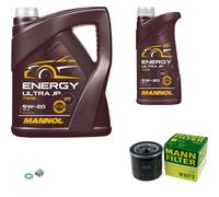 MANN Controllo Set 6 L MANNOL Energy 5W-20 per Daihatsu Terios 1.5 4x4