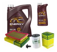 MANN Controllo Set 6 L MANNOL Energy 5W-30 Per Jeep Cherokee 3.7 4x4 KJ