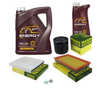 MANN Controllo Set 6 L MANNOL Energy 5W-30 Per Nissan X-Trail 2.2 DCI 4X4