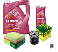Mann Controllo Set 6 L mannol extreme 5W-40 per Renault Clio II 3.0 V6 Sportivo