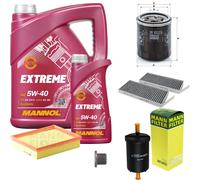 Mann Controllo Set 6 L mannol extreme 5W-40 per Renault Latitudine 2.0 16V