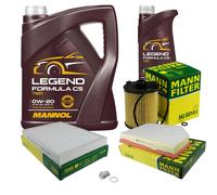 MANN Controllo Set 6 L MANNOL Legend Formula C5 0W-20 Per Volvo XC60 D4 D3