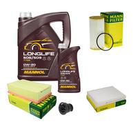 MANN Controllo Set 6 L MANNOL LONGLIFE 508/509 0W-20 Per VW Audi Polo AW1