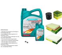 Mann Controllo Set 6L Addinol 0540 Super Light 5W-40 per Opel Astra TG