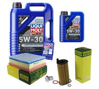 MANN Controllo Set 6L Liqui Moly 5W-30 Per BMW 3er Touring 320D 318D 1er