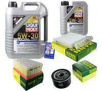 MANN Controllo Set 6L Liqui Moly 5W-30 per Dacia Duster Logan MCV 1.6