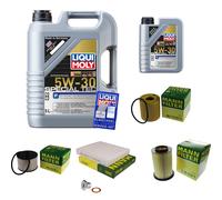 MANN Controllo Set 6L Liqui Moly 5W-30 Per Ford C-Max 2.0 TDCi
