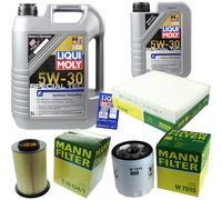 MANN Controllo Set 6L LIQUI MOLY 5W-30 per Ford Focus II Turnier 1.8