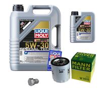 MANN Controllo Set 6L Liqui Moly 5W-30 Per Ford Mondeo III 2.0 16V 1.8 2.3