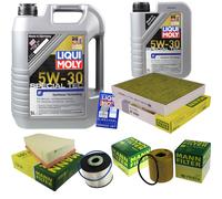 MANN Controllo Set 6L Liqui Moly 5W-30 Per Ford S-Max 2.0 TDCI Galaxy