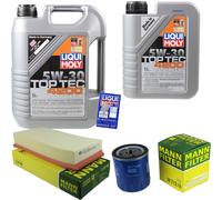 MANN Controllo Set 6L LIQUI MOLY Top Tec 4200 5W-30 per Citroën C8 C5 I Jumpy
