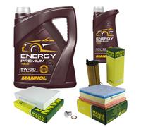 MANN Controllo Set 6L MANNOL 5W-30 Per BMW 1 Serie 118D 116D 120D 4 Gran Coupe
