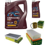 MANN Controllo Set 6L MANNOL Ceramic Pro 10W-40 Per Citroën C5 II Break RE_