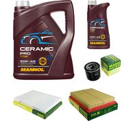MANN Controllo Set 6L MANNOL Ceramic Pro 10W-40 Per Renault Koleos I HY_ 2.5