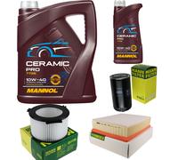 MANN Controllo Set 6L MANNOL Ceramic Pro 10W-40 Per VW Transporter IV Bus