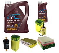 Mann Controllo Set 6L mannol Ceramica 5W-40 per Peugeot 307 1.6 16V